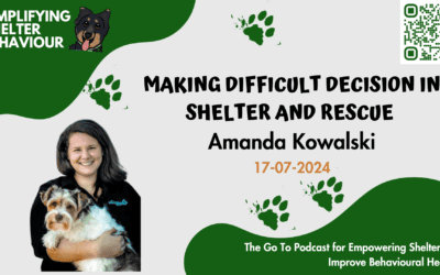 Ep. 18 Making Difficult Decisions in Shelter and Rescue with Amanda Kowalski