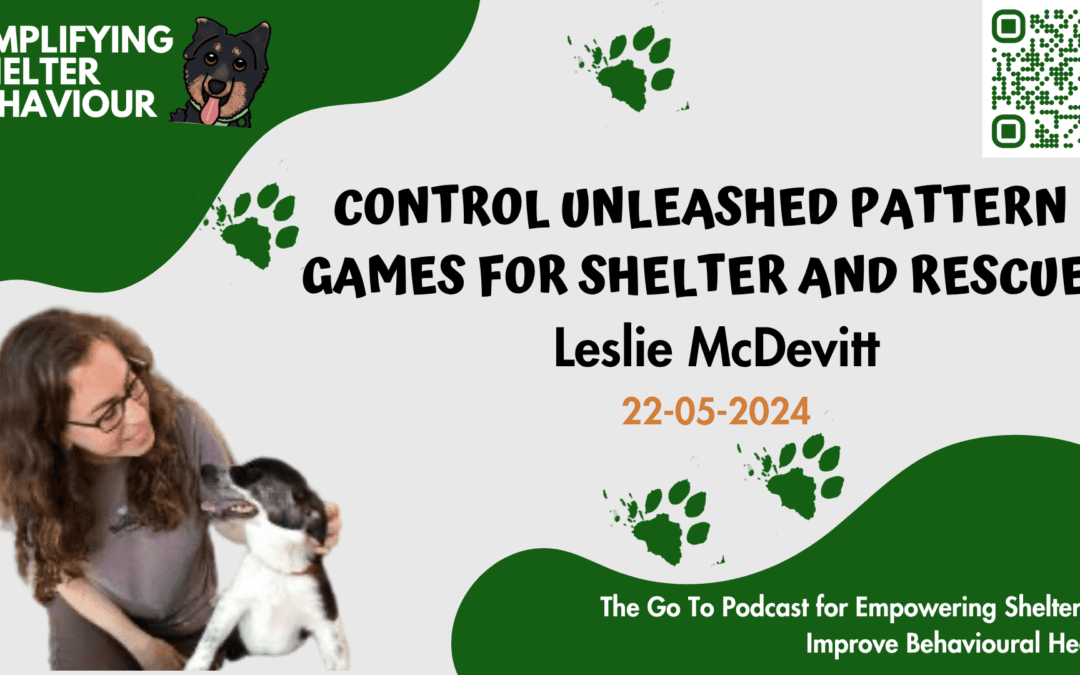 Ep. 14 Pattern Games for Shelter and Rescue Dogs Leslie McDevitt